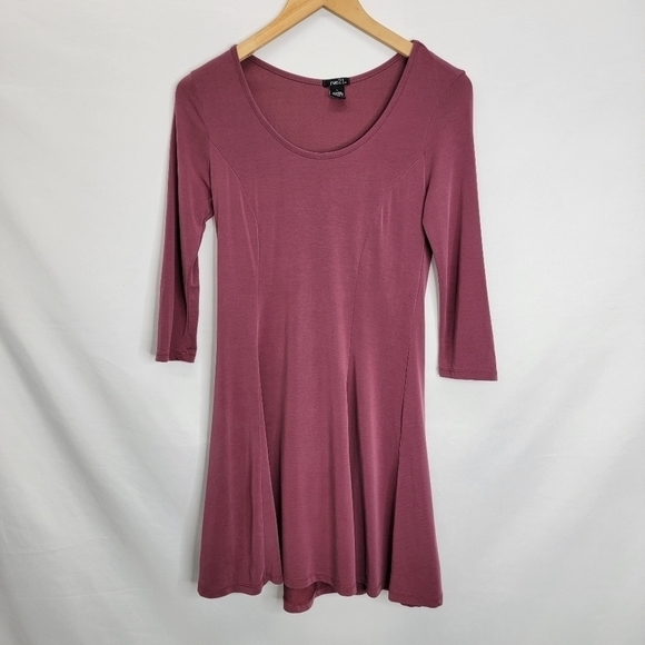 𝅺RUE 21 Long Sleeve Scoop Neck Midi Dress Size Large - Picture 5 of 11